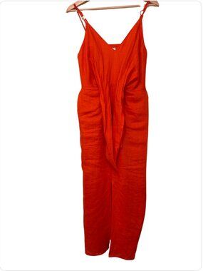 REISS Orange Linen dress